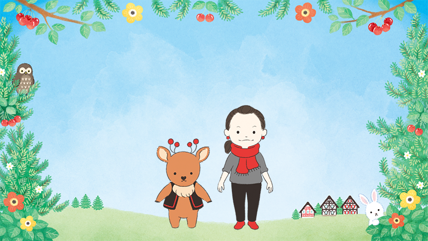 Eテレ 旅するドイツ語 キャラクターデザイン Serico Official Website イラストレーター 絵本作家